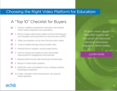 Top 10 Checklist for Buyers: Choosing the Right Video Platform for Education